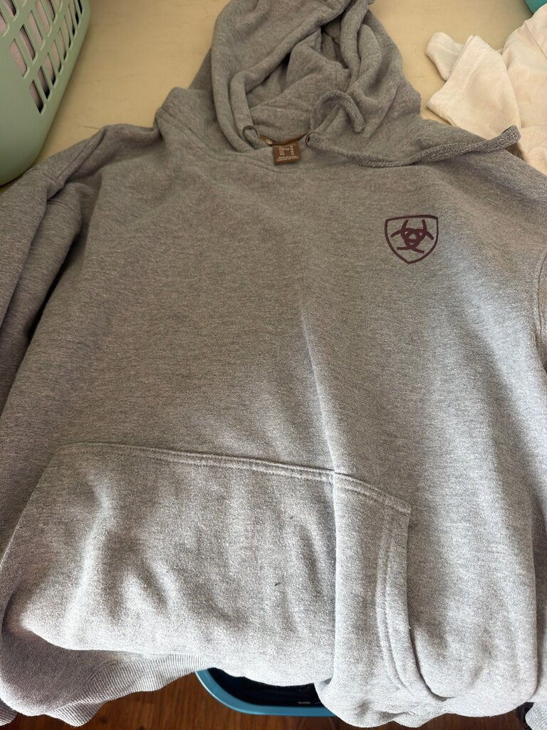 Ariat Men's Gray Hoodie