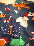 Simon Banks Christmas Pattern Button-Up Shirt