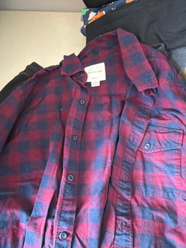 American Eagle Classic Fit Flannel Shirt