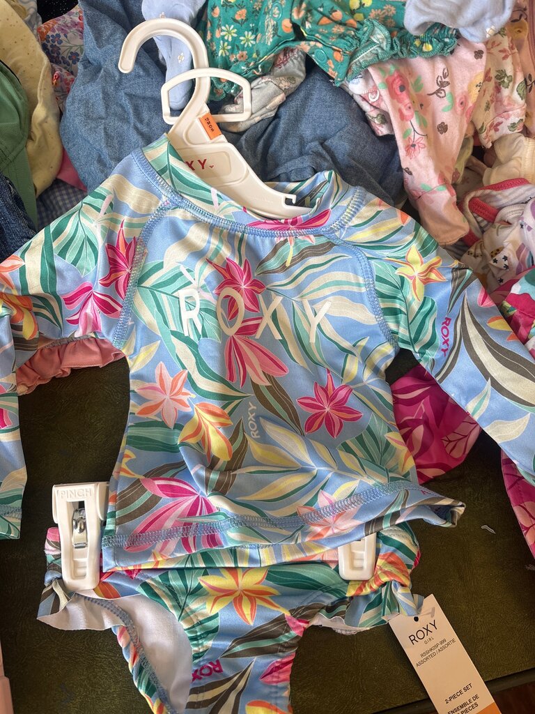 Roxy Girls 2-Piece Swimsuit Set