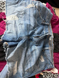 Aerie Distressed Jean Shorts