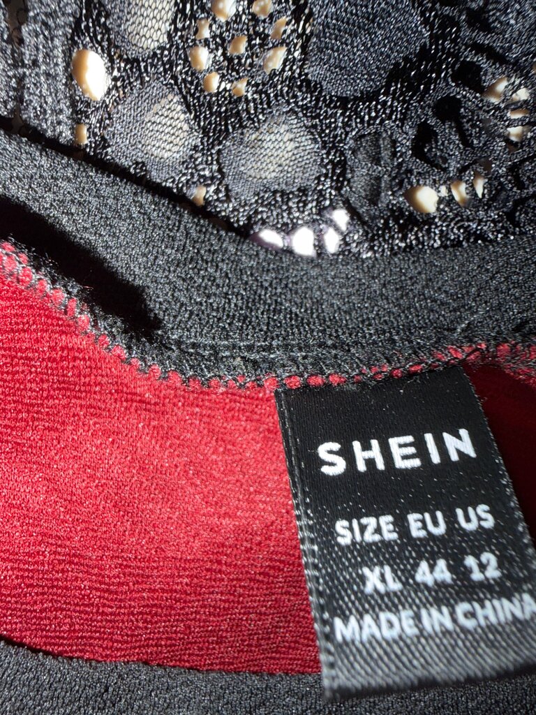 Women’s Red Textured Sweater Dress
