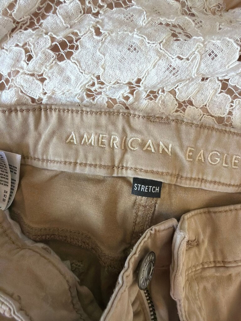 American Eagle Women's Beige Stretch Pants