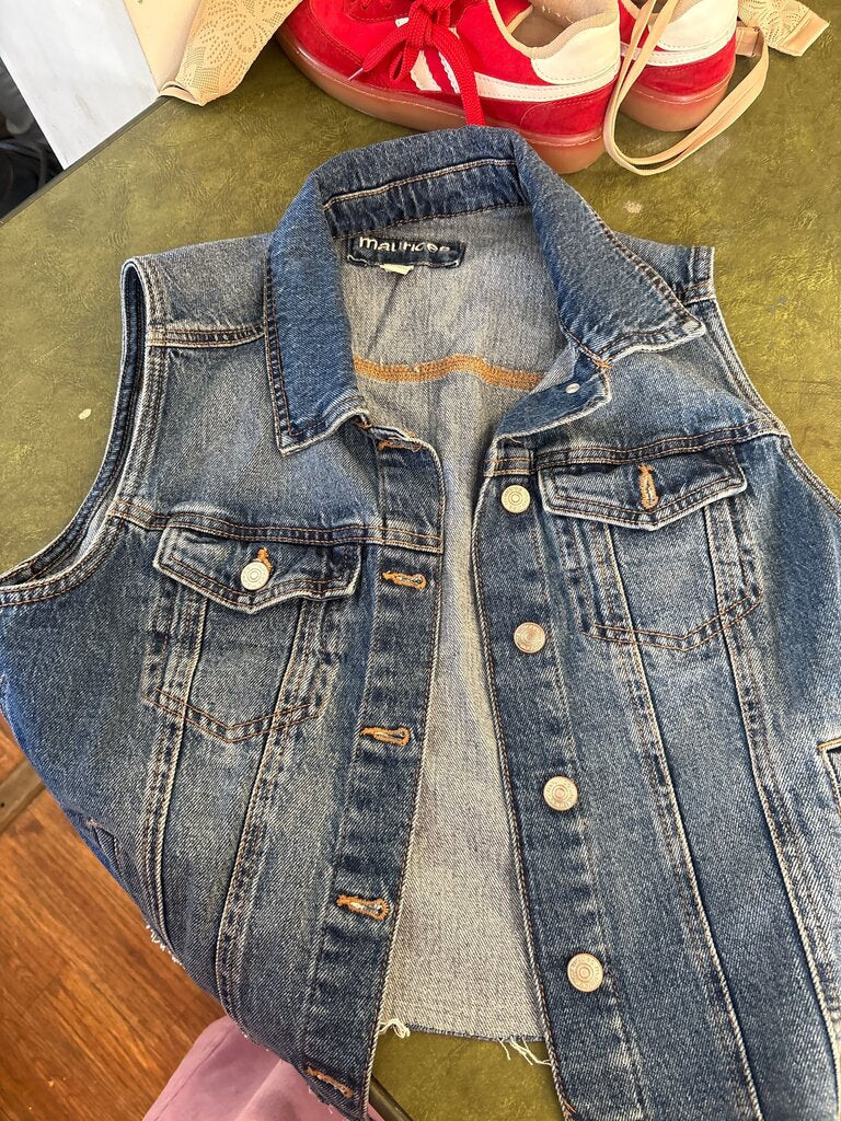 Maurices Denim Vest