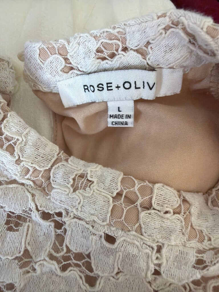Rose + Oliv Lace Top