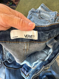 Vervet Women's Distressed Blue Jeans
