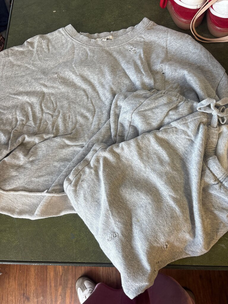 Z Supply Grey Sweatshirt Set