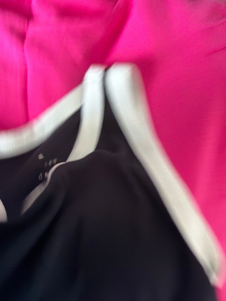 Black and Pink Sports Tank Top