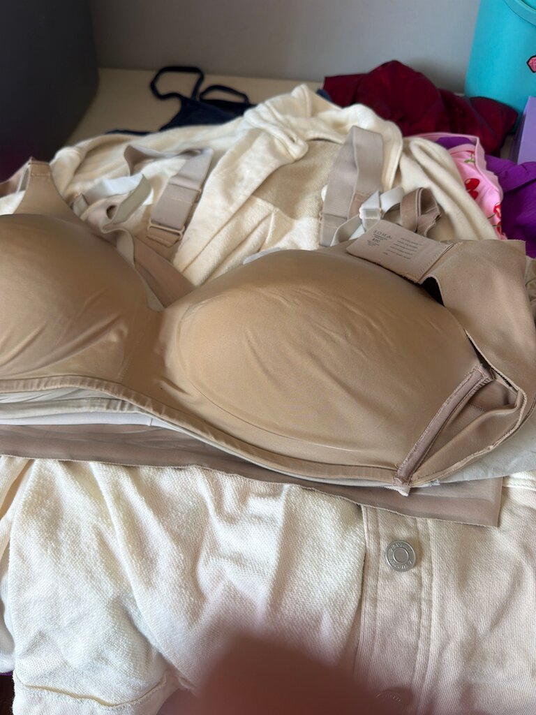 Beige Wireless Bra