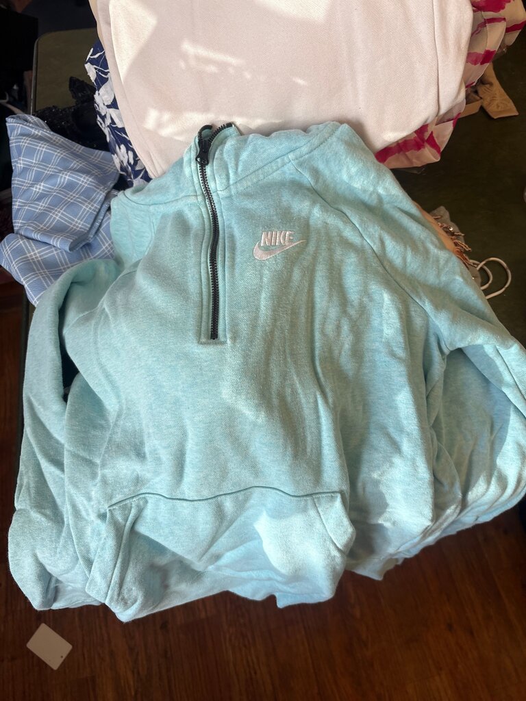 Nike Blue Quarter-Zip Pullover