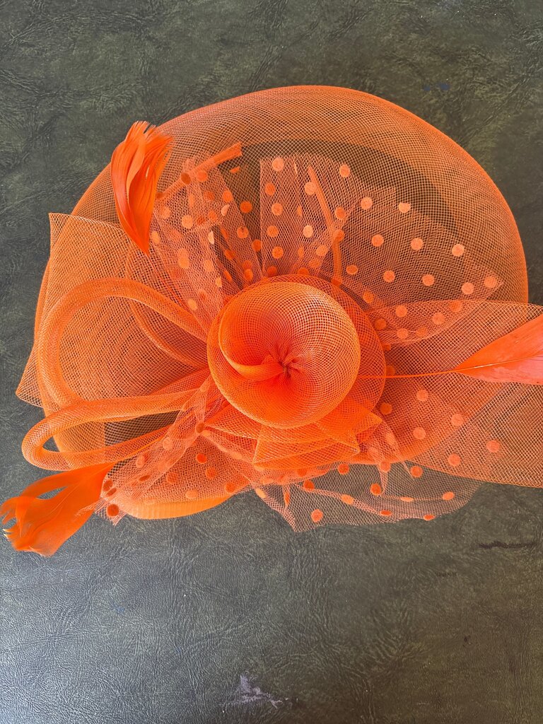 Orange Decorative Hat