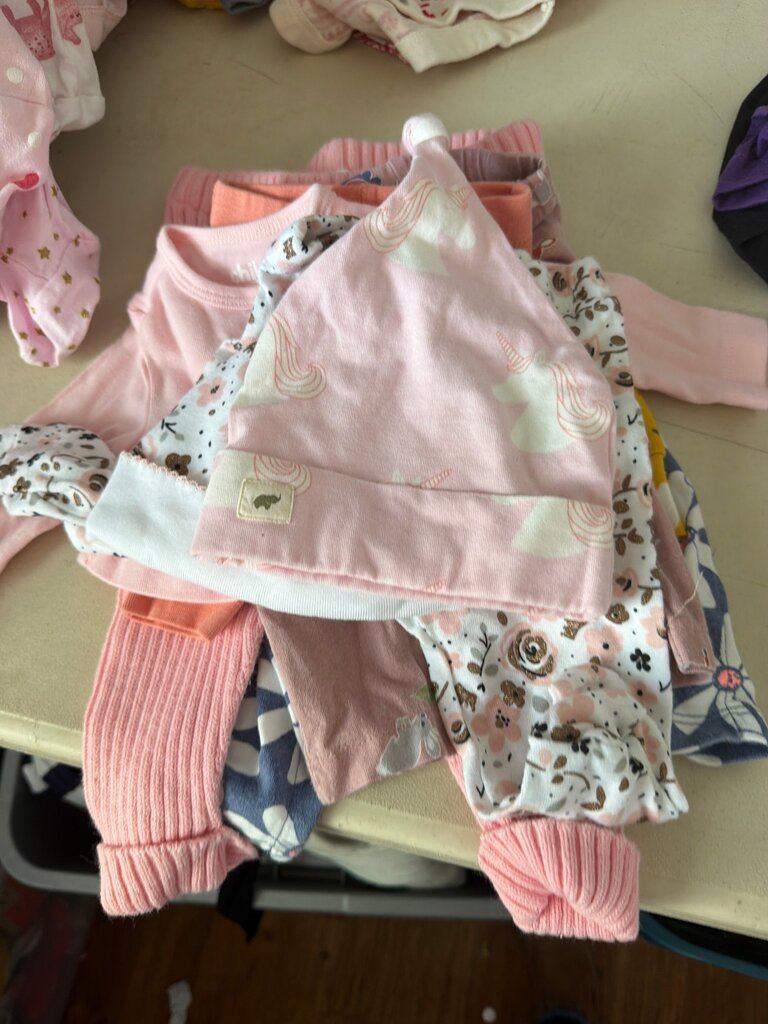 Assorted Baby Clothes with Hat