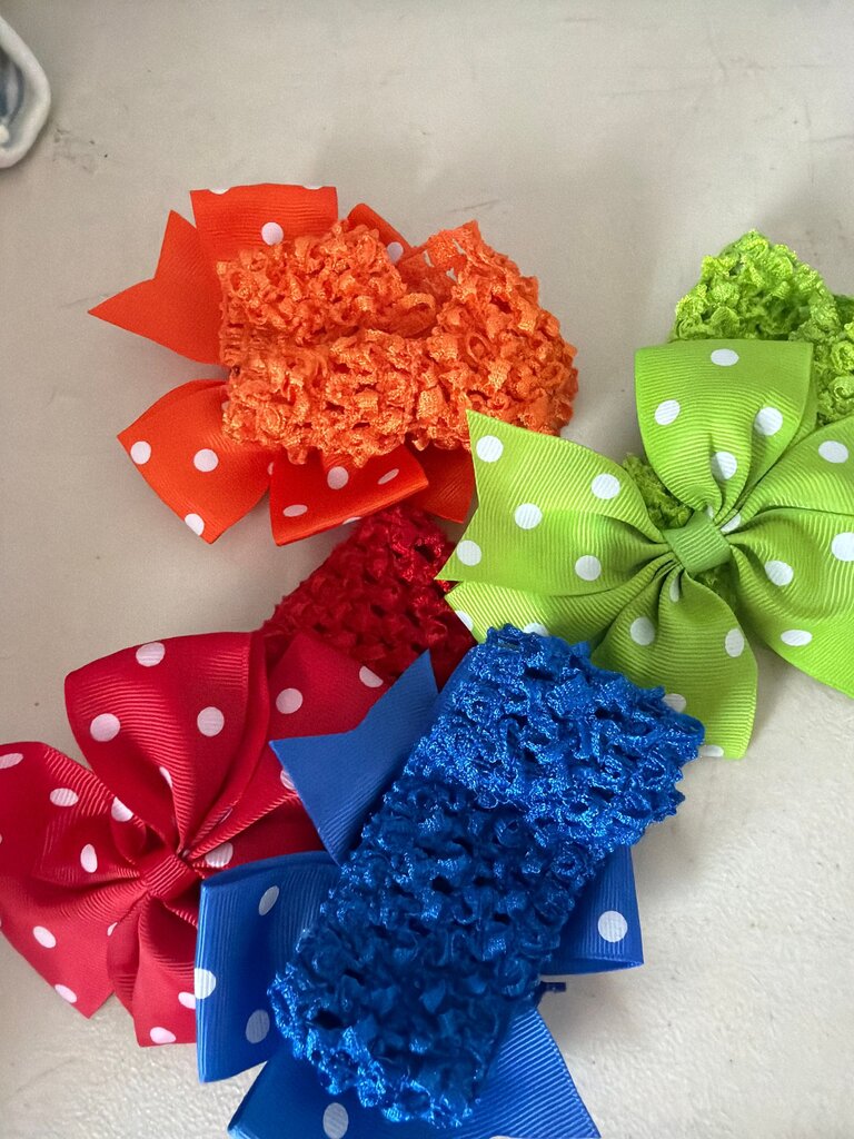 Colorful Hair Bows