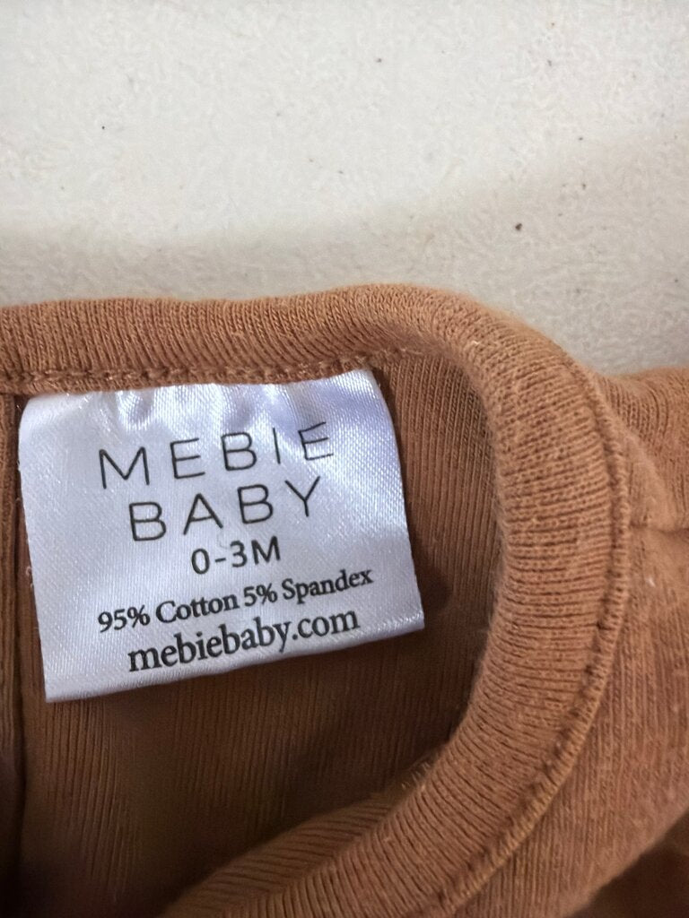 Mebie Baby Brown Dress 0-3M