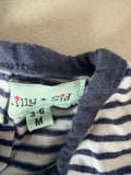 Lilly + Sid Striped Floral Dress