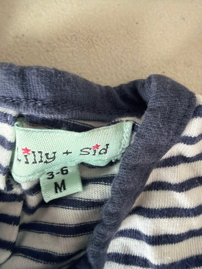 Lilly + Sid Striped Floral Dress