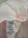 Just One You Carter's Pink Butterfly Dress and Hat Set