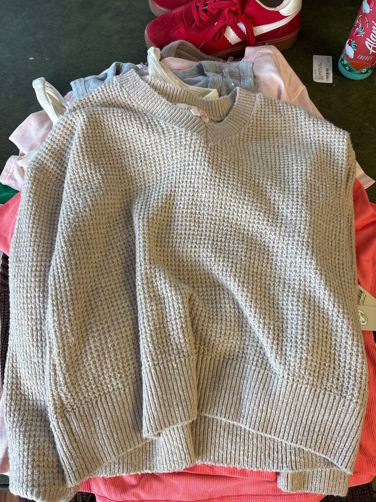 Hazel Moon Beige Knit Sweater