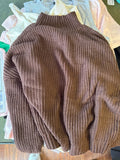 Brown Knit Sweater