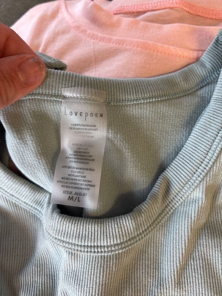 Lovepoem Ribbed Crop Top