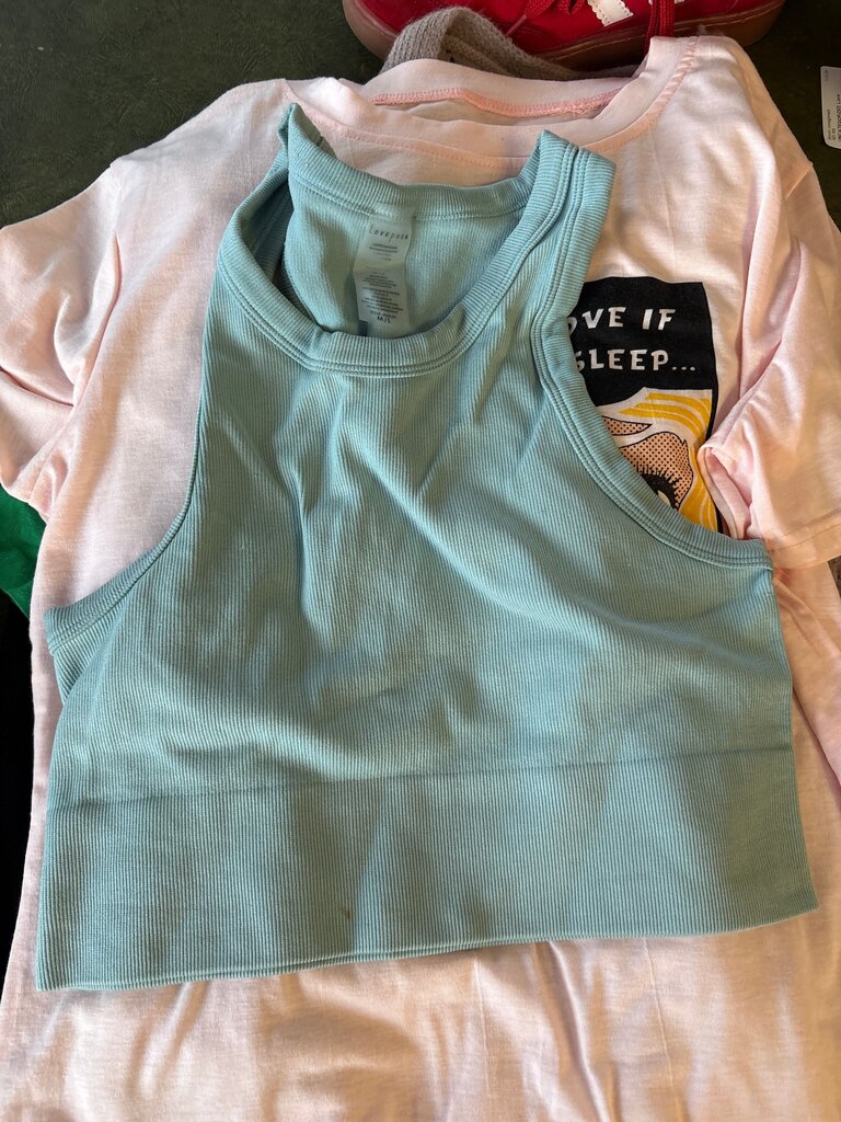 Lovepoem Ribbed Crop Top