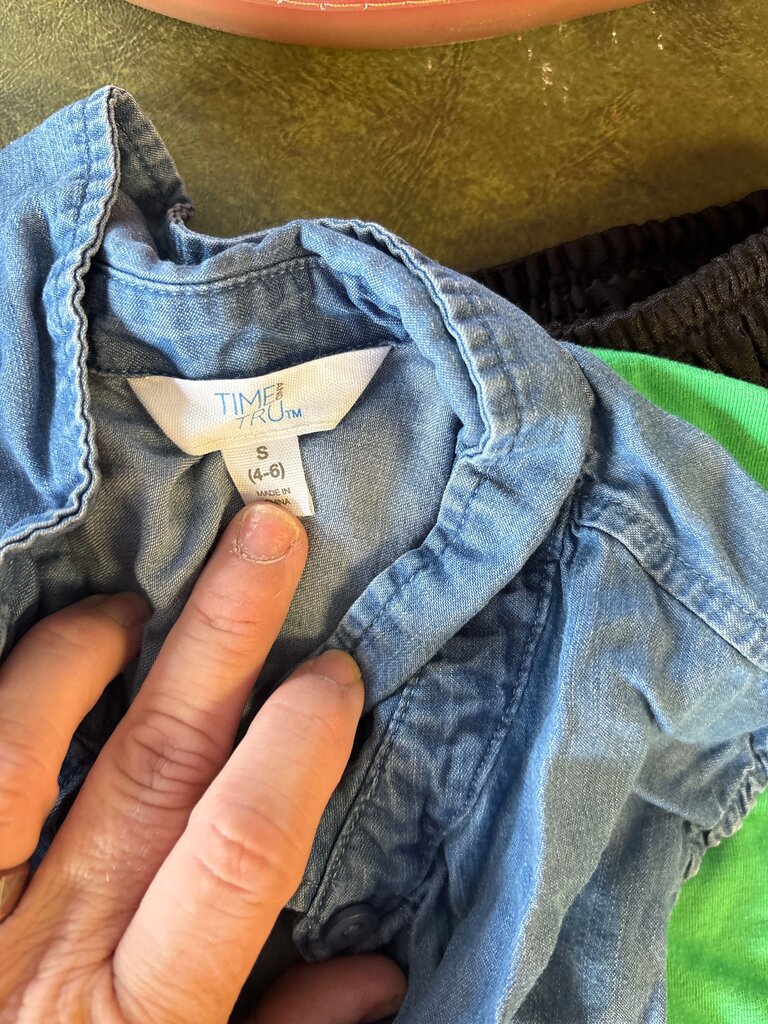 Children's Denim Dress by Time and Tru