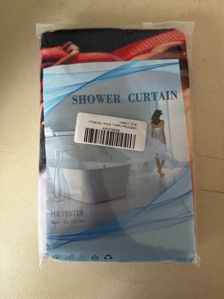 Shower Curtain with Rings