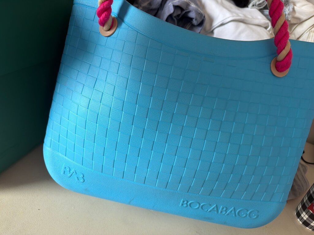 Boca Bagg Blue Tote Bag