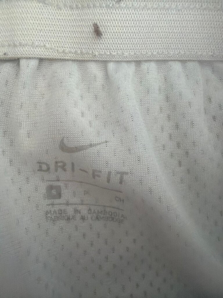 Nike Dri-FIT White Athletic Shorts