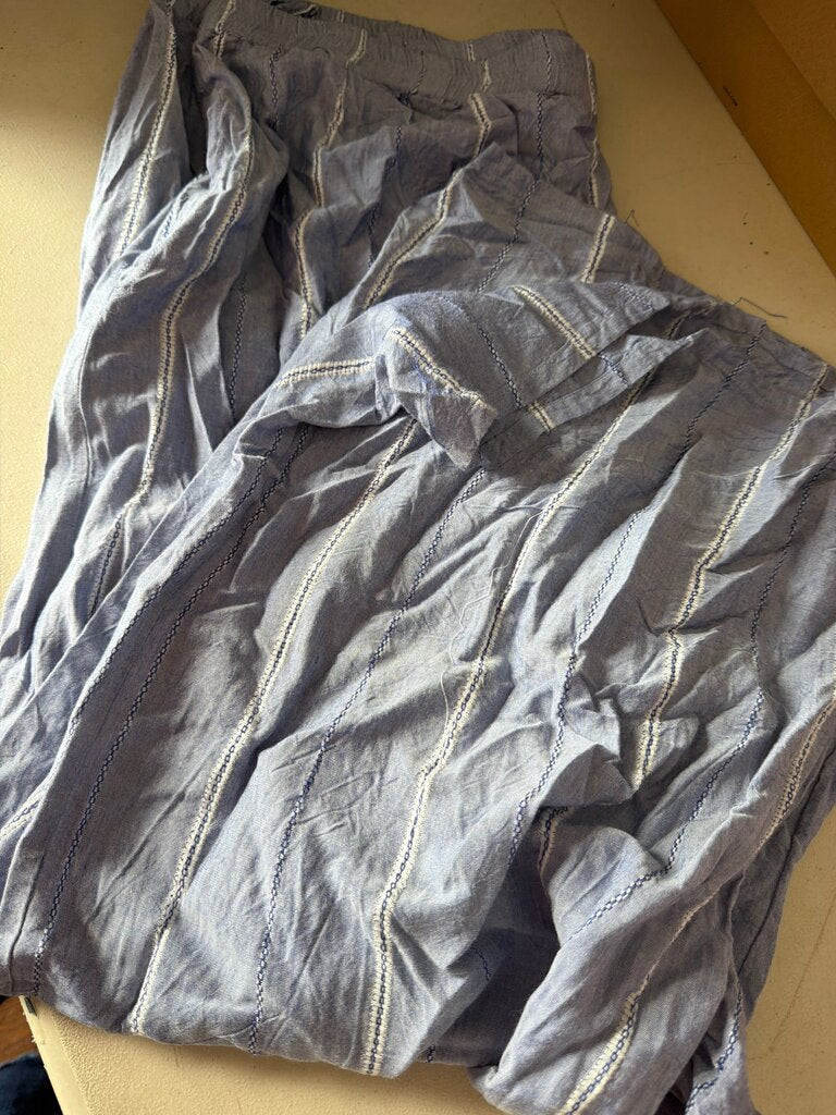 Sweet Magnolia Women's Blue Striped Pants