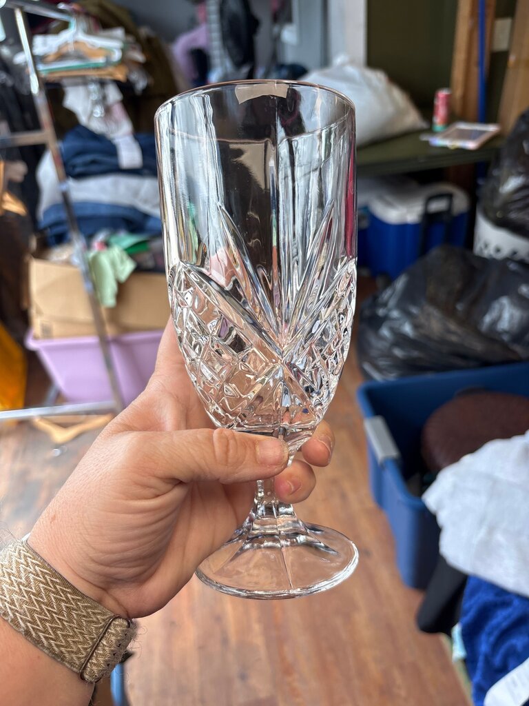 Crystal Water Goblet