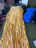 Floral Yellow Maxi Dress