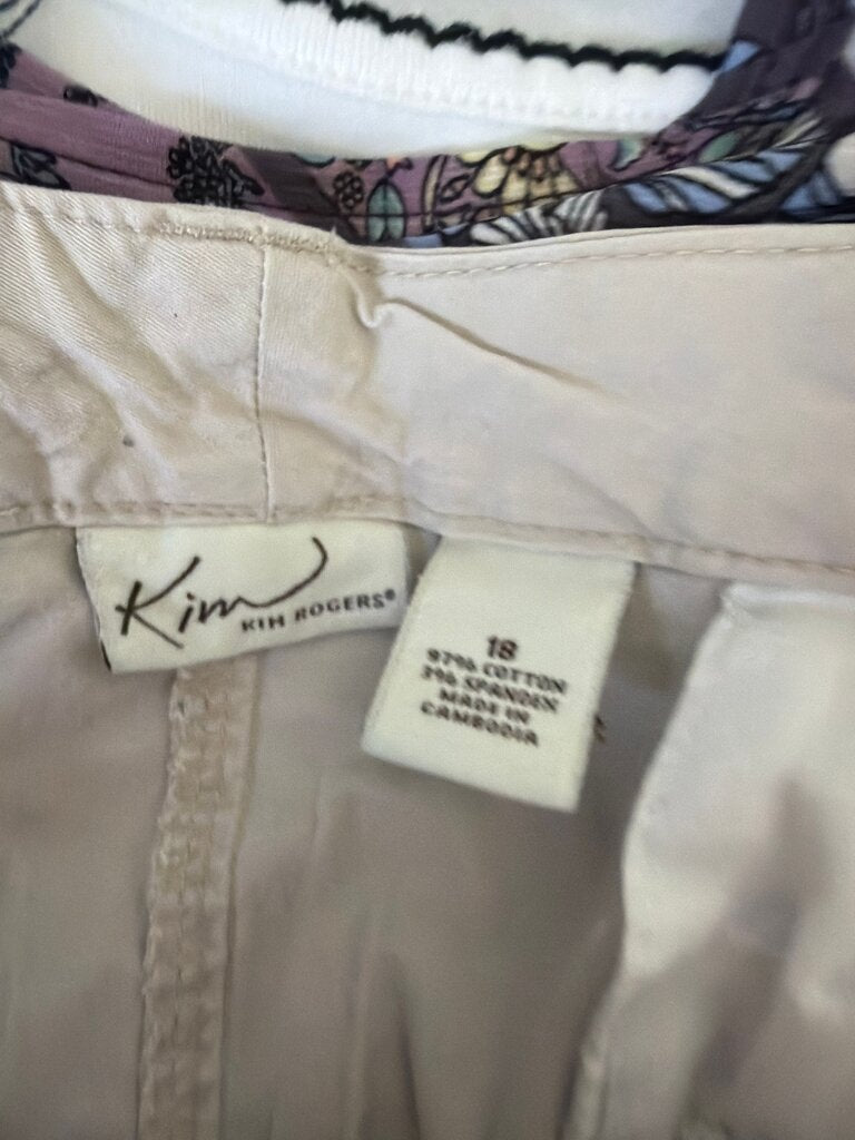 Kim Rogers Women's Cotton Blend Pants
