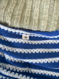 Blue Striped Long Sleeve Top