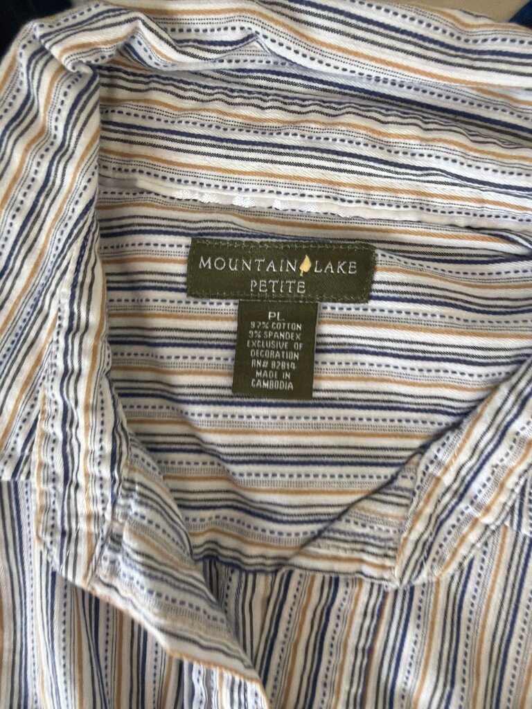 Mountain Lake Petite Striped Shirt
