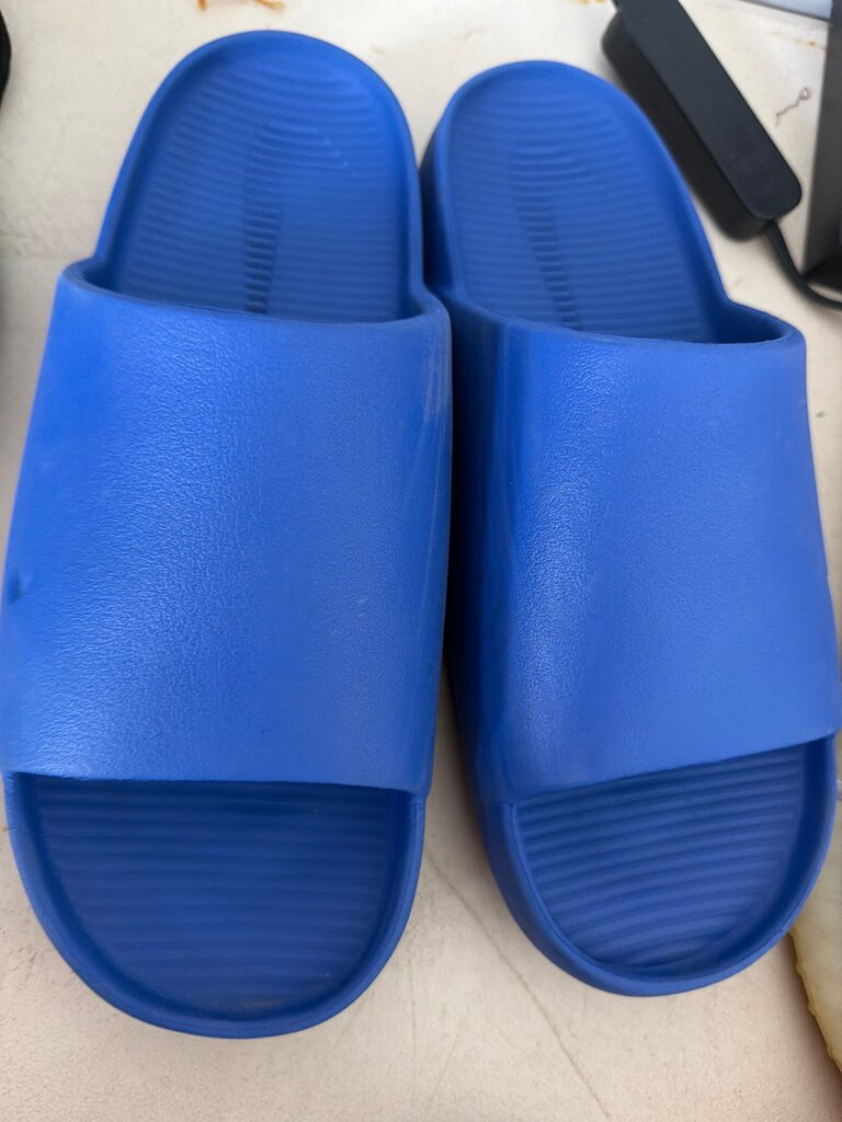 Blue Slide Sandals