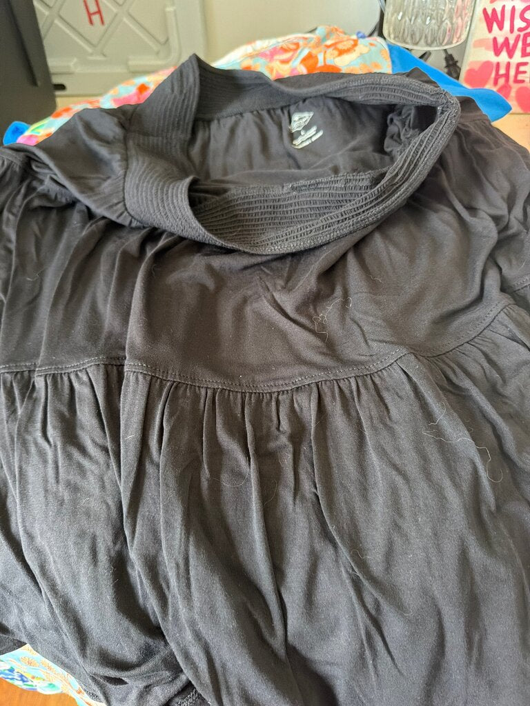 John's Bay Black Tunic Top
