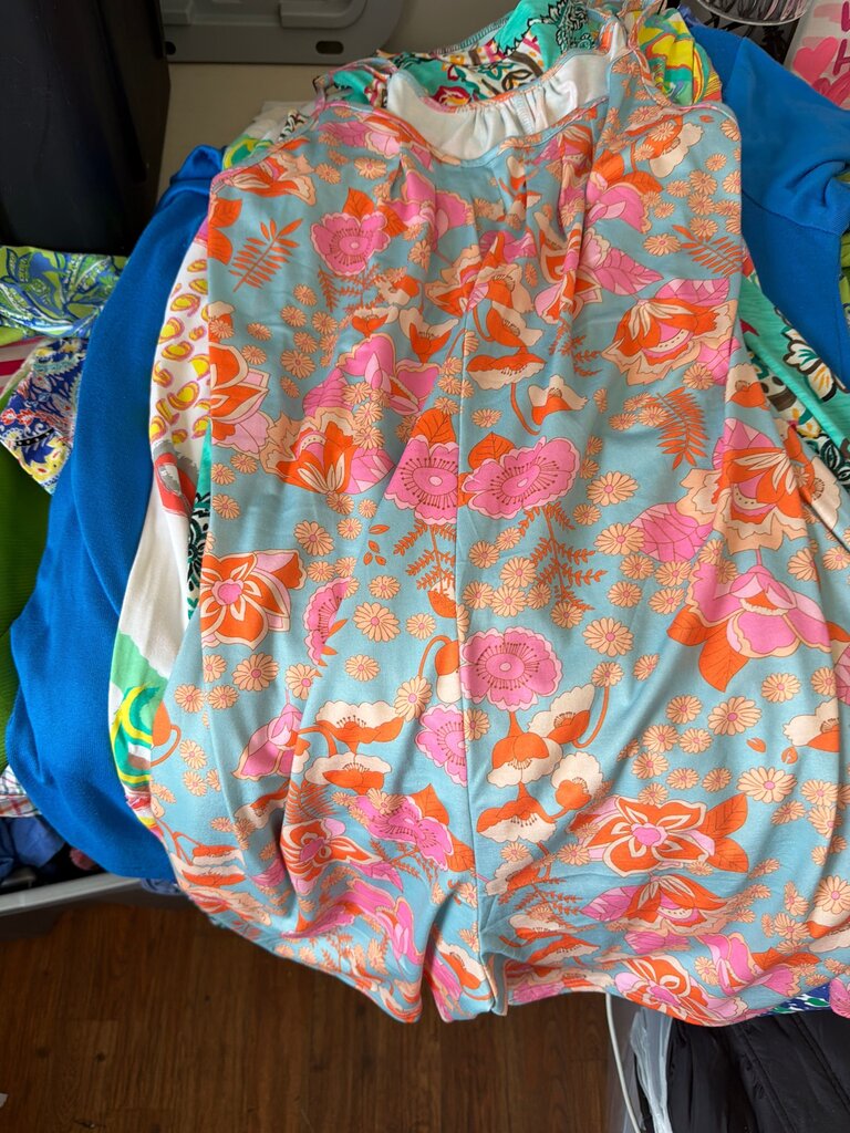 Floral Printed Swim Cover-Up