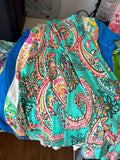 Colorful Paisley Pattern Dress