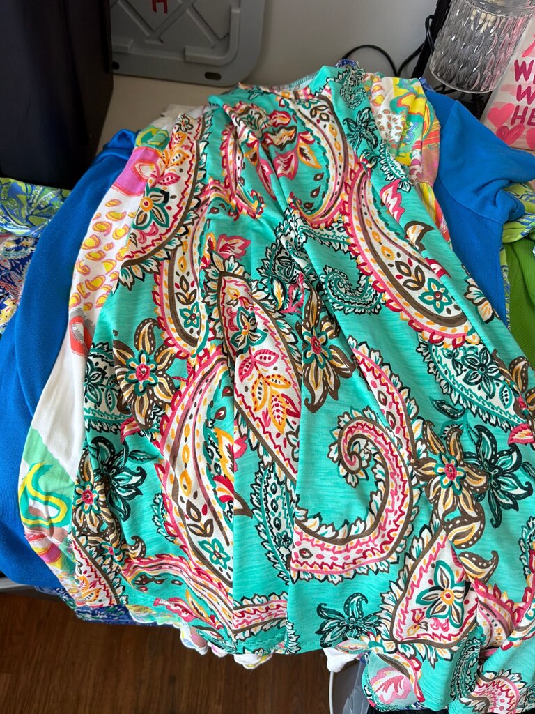 Colorful Paisley Pattern Dress