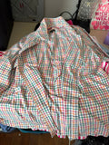 Talbots Women's Large Multi-Color Checkered Shirt