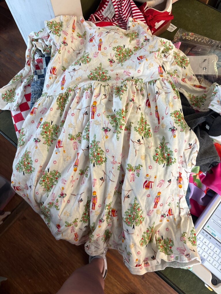 Wonder Nation Girls Dress with Pattern