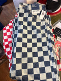 Old Navy Baggy Wide Leg Checked Jeans