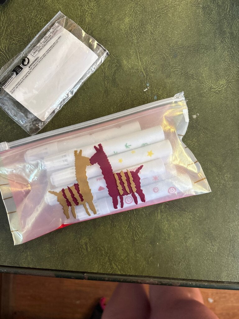 Llama-Themed Marker Set
