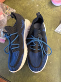 Men's Black and Blue Running Shoes