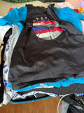 Black and Blue Sports Tank Top