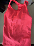 Neon Pink Athletic Tank Top