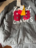 Charlotte Russe Champs Zip-Up Hoodie