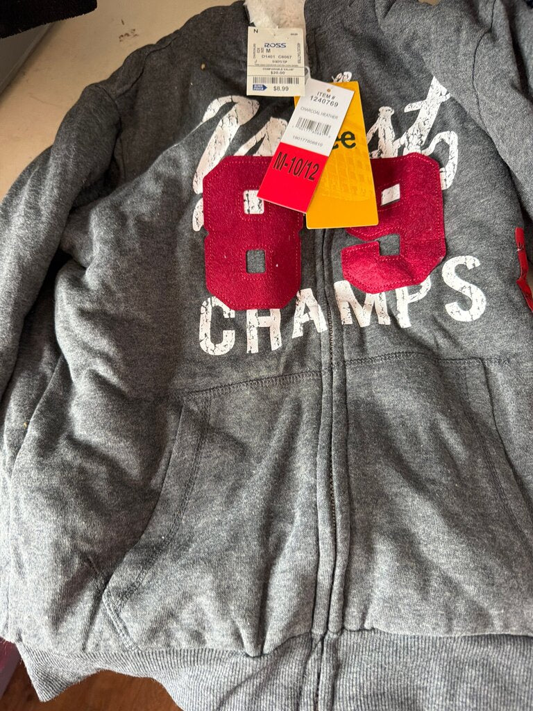 Charlotte Russe Champs Zip-Up Hoodie