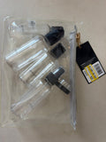 Clear Travel Toiletry Bottles Set